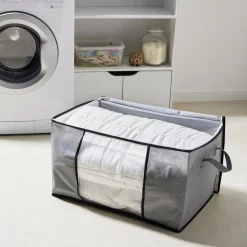 Sac de rangement avec poignées et fermeture à glissière 59x40x35cm