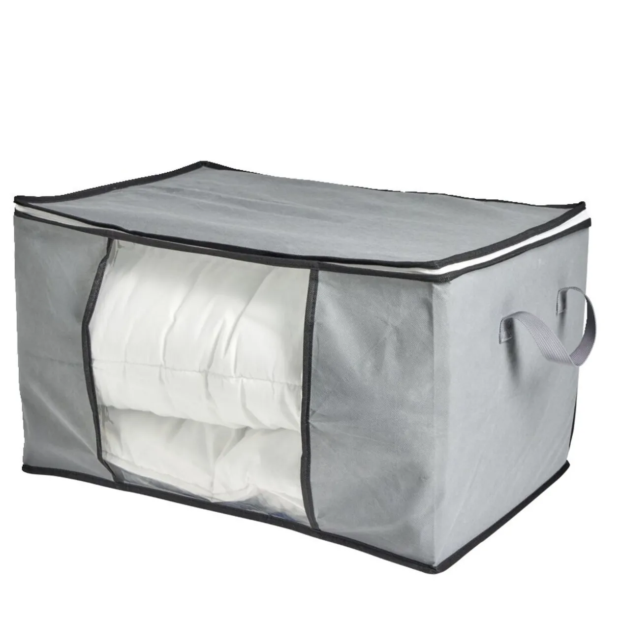 Sac de rangement avec poignées et fermeture à glissière 59x40x35cm