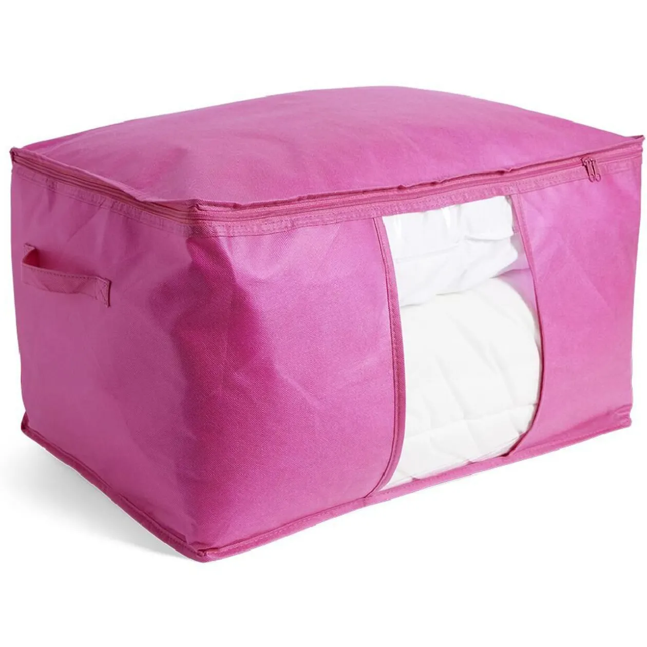 Sac de rangement avec poignées et fermeture à glissière 59x40x35cm