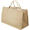 Sac porte bûche en jute L65xl30xH40cm