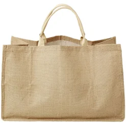 Sac porte bûche en jute L65xl30xH40cm