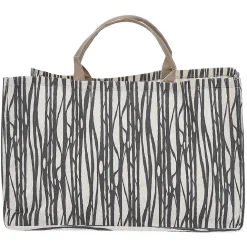 Sac porte-bûches en jute 64x30xH40cm