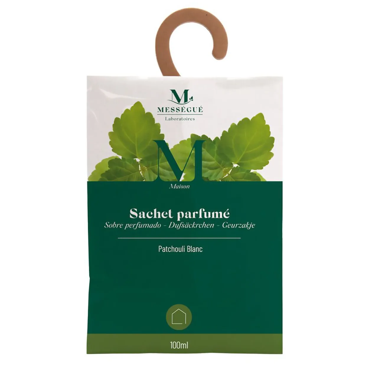 Sachet parfumé maison Mességué patchouli blanc 100ml