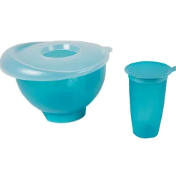 Saladier avec couvercle et verre doseur