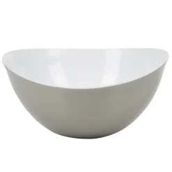 Saladier bicolore gris blanc