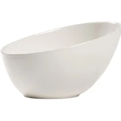 Saladier blanc ovale