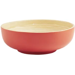 Saladier coloré en bambou