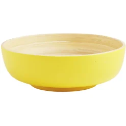 Saladier coloré en bambou
