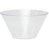 Saladier en plastique transparent