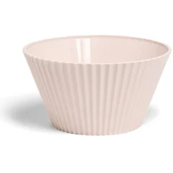 Saladier en plastique Ø25xH13,5cm - 4 coloris