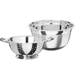 Saladier et passoire en inox