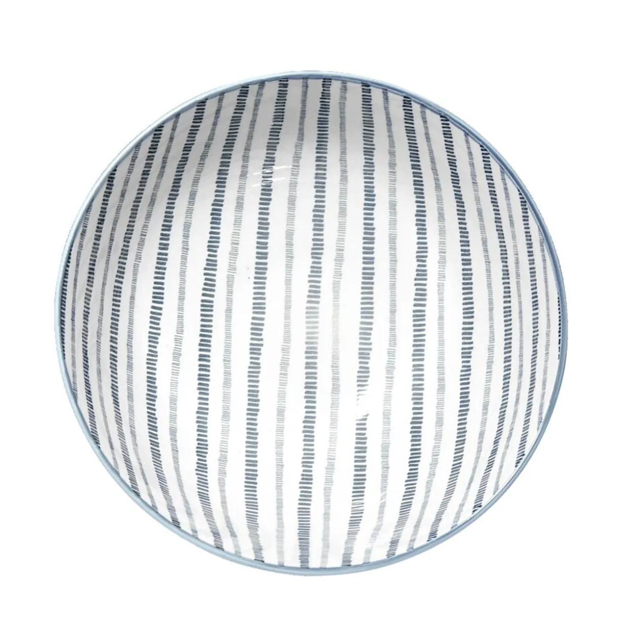 Saladier haut en porcelaine décor intérieur, extérieur uni Ø20xH9,7cm