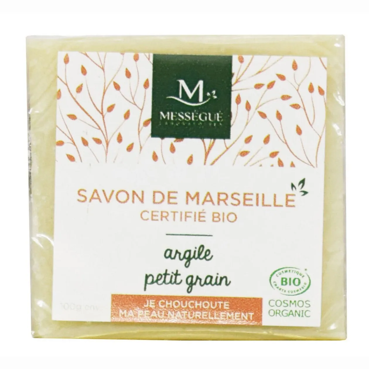 Savon de Marseille bio argile petit grain