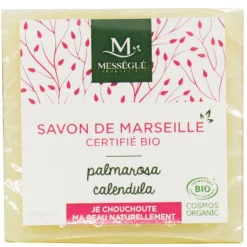 Savon de Marseille bio palmarosa calendula