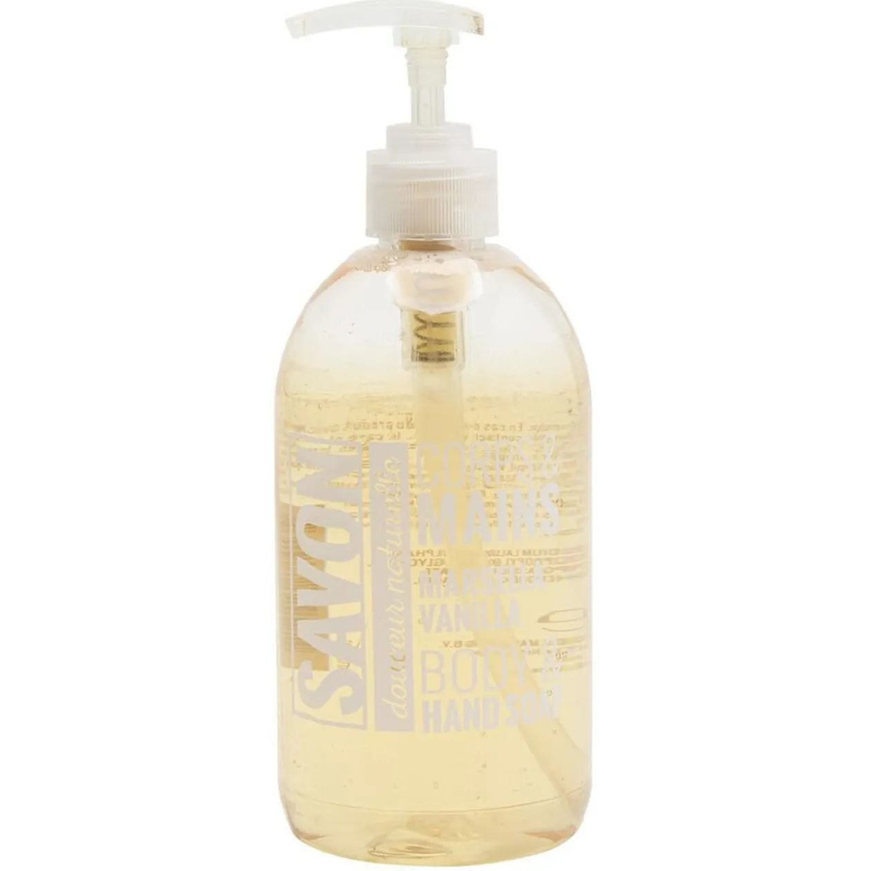 Savon liquide corps et mains parfum vanille 500 ml