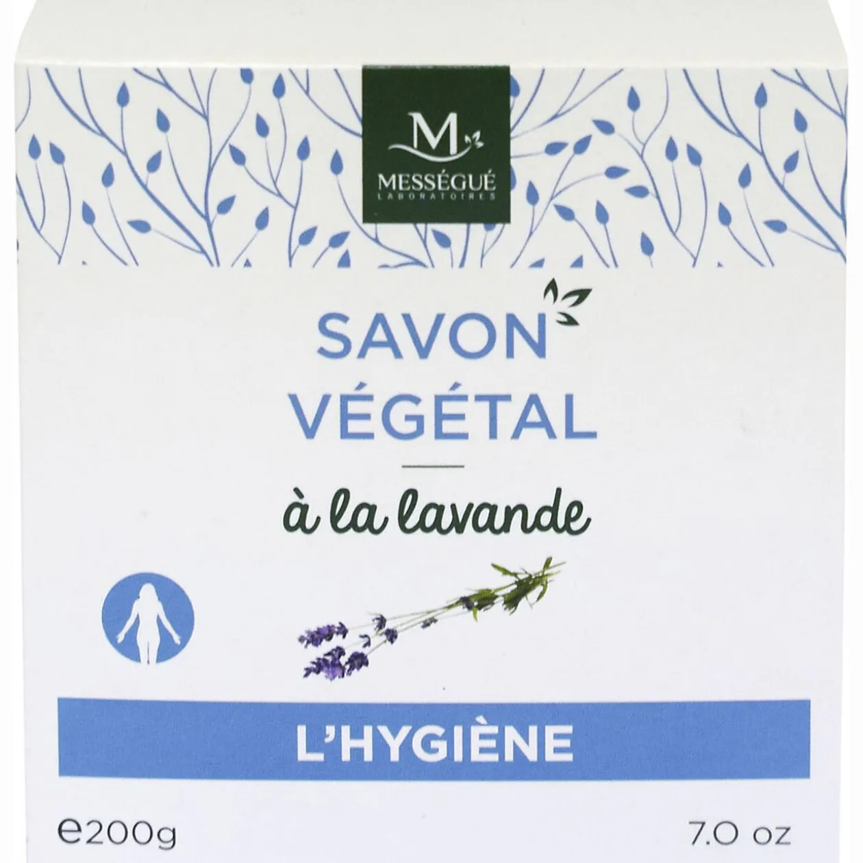 Savon végétal à l'huile essentielle de lavande