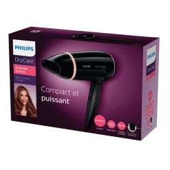 Sèche cheveux Philips EssentialCare noir rose 1800 Watts