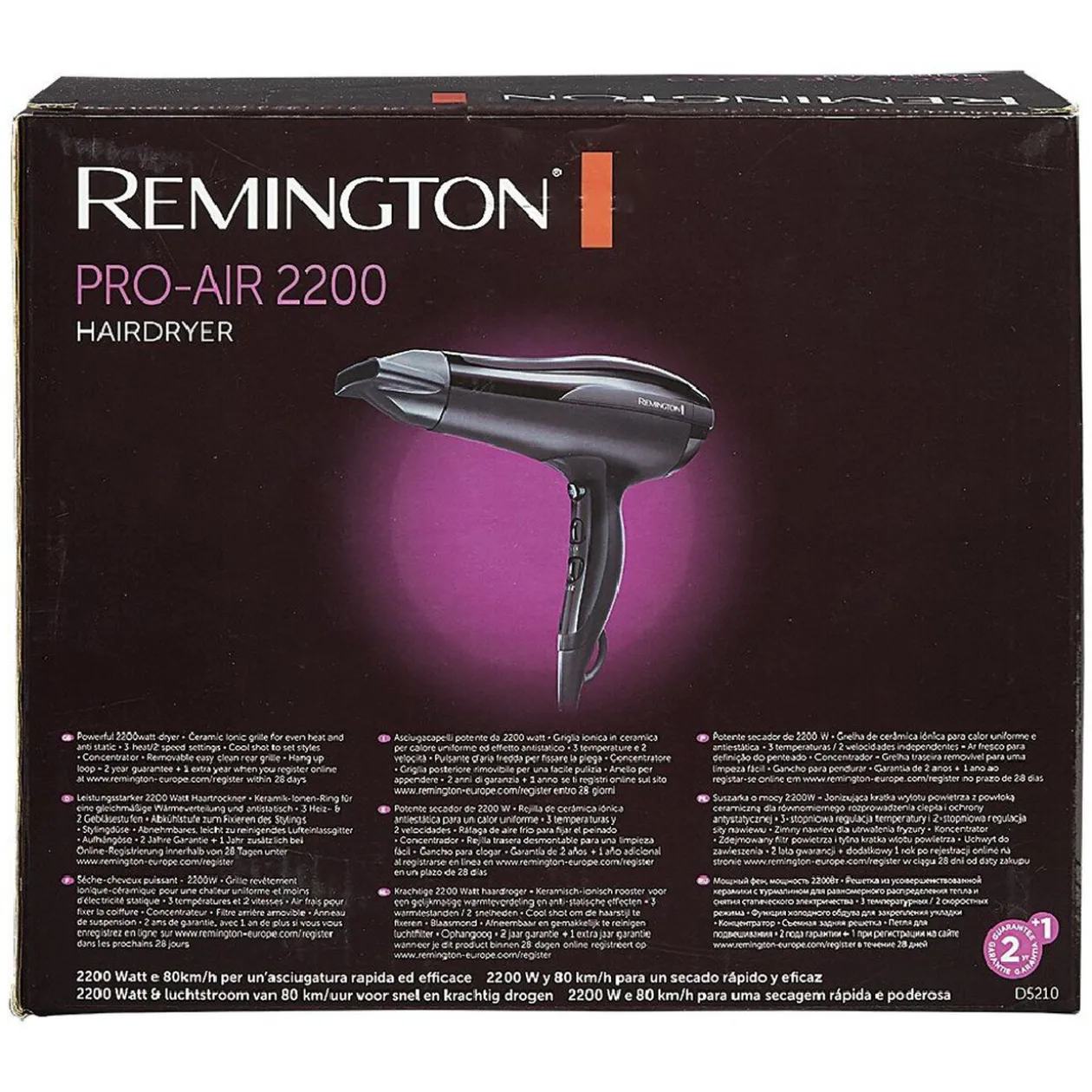 Sèche cheveux Remington pro air 2200 W