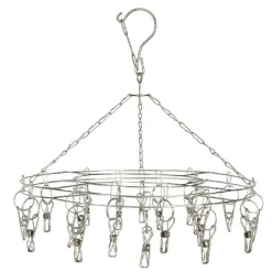 Séchoir 20 pinces inox