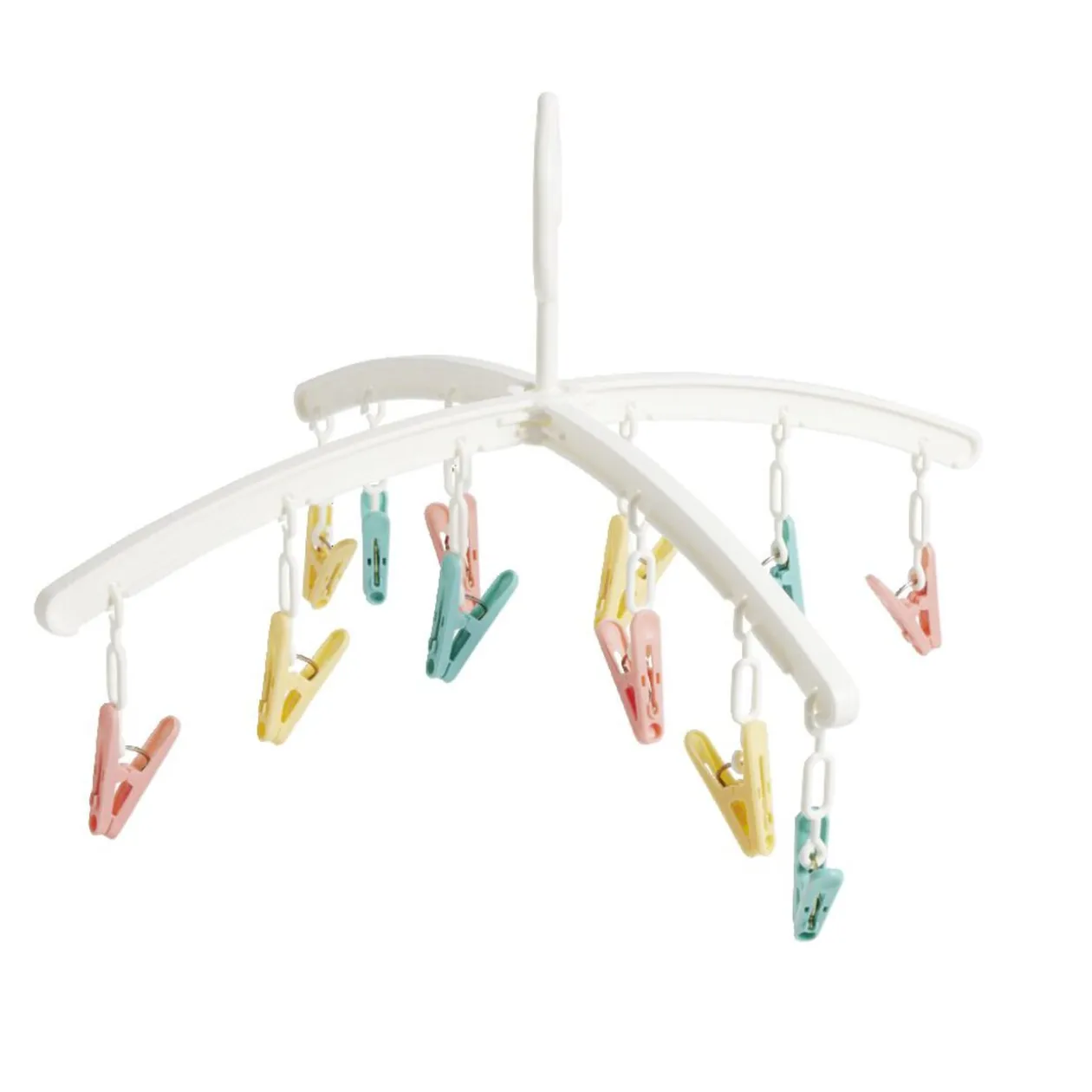 Séchoir cintre à suspendre avec 12 pinces