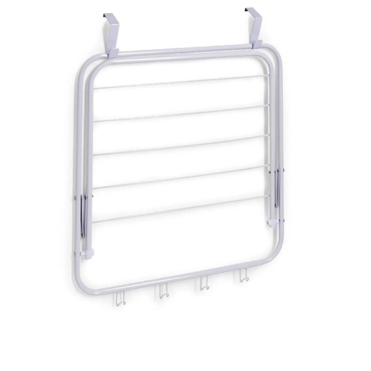 Séchoir de porte 51x41xH51cm fer blanc