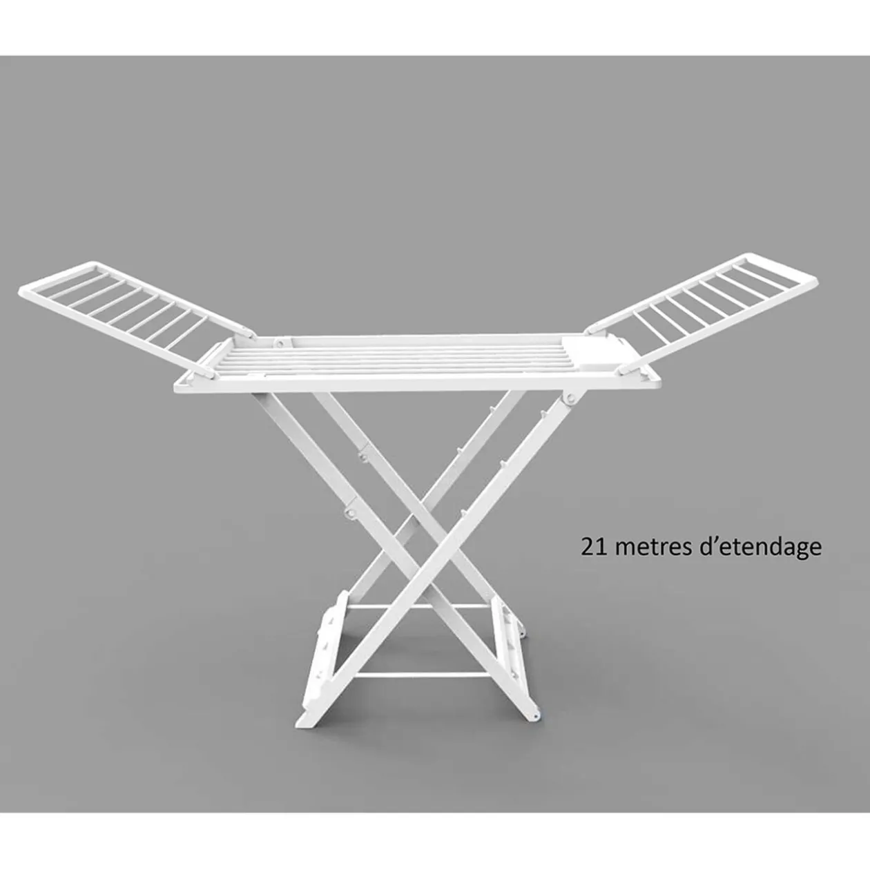 Séchoir pliable en résine étendoir à linge 21m