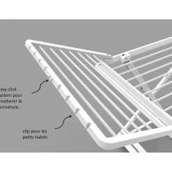 Séchoir pliable en résine étendoir à linge 21m