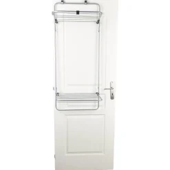 Séchoir porte 2 niveaux gris et noir