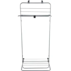 Séchoir porte 2 niveaux gris et noir