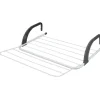 Séchoir étendoir à linge extensible pour balcon et radiateur 3 à 5m
