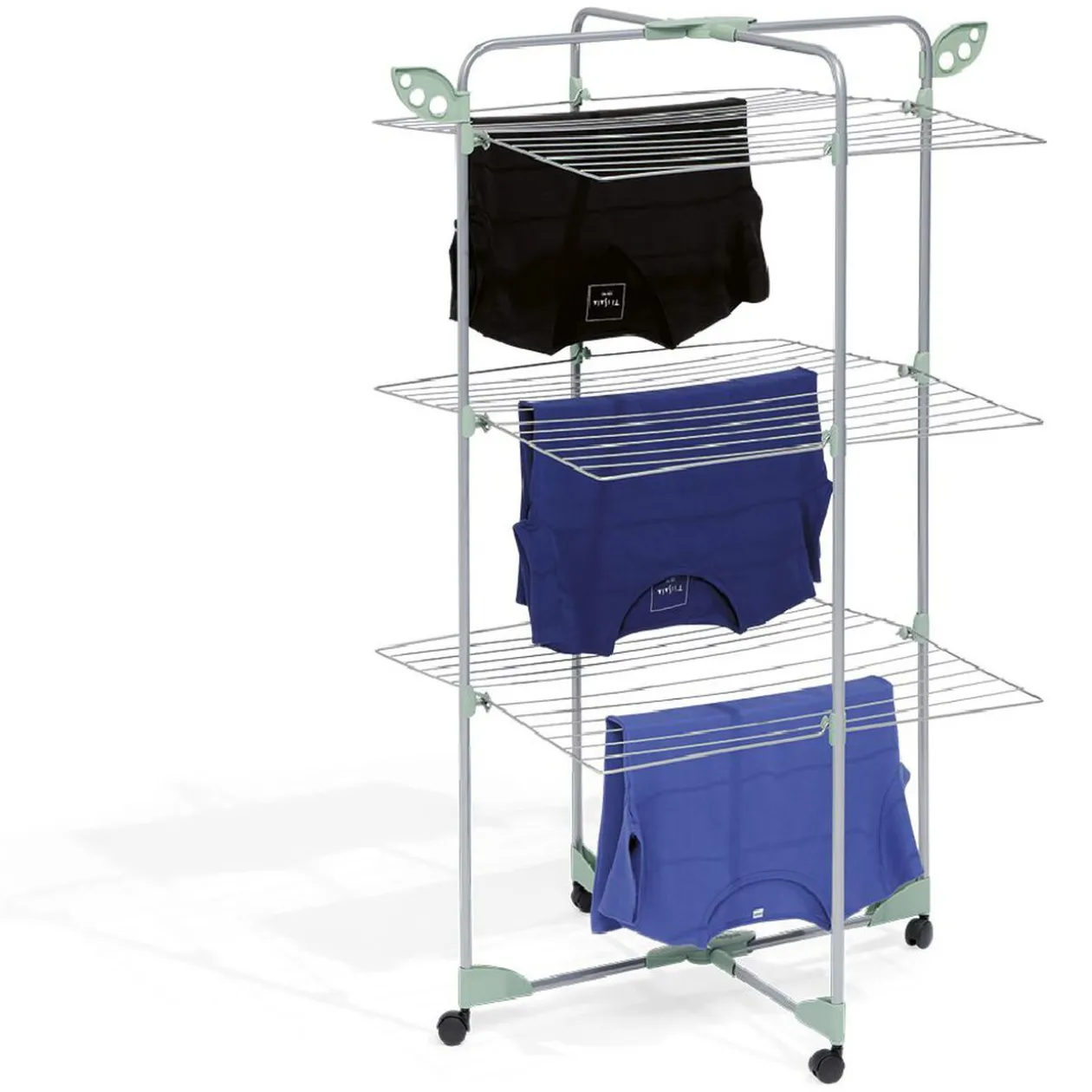 Séchoir tour à roulettes étendoir à linge 30m