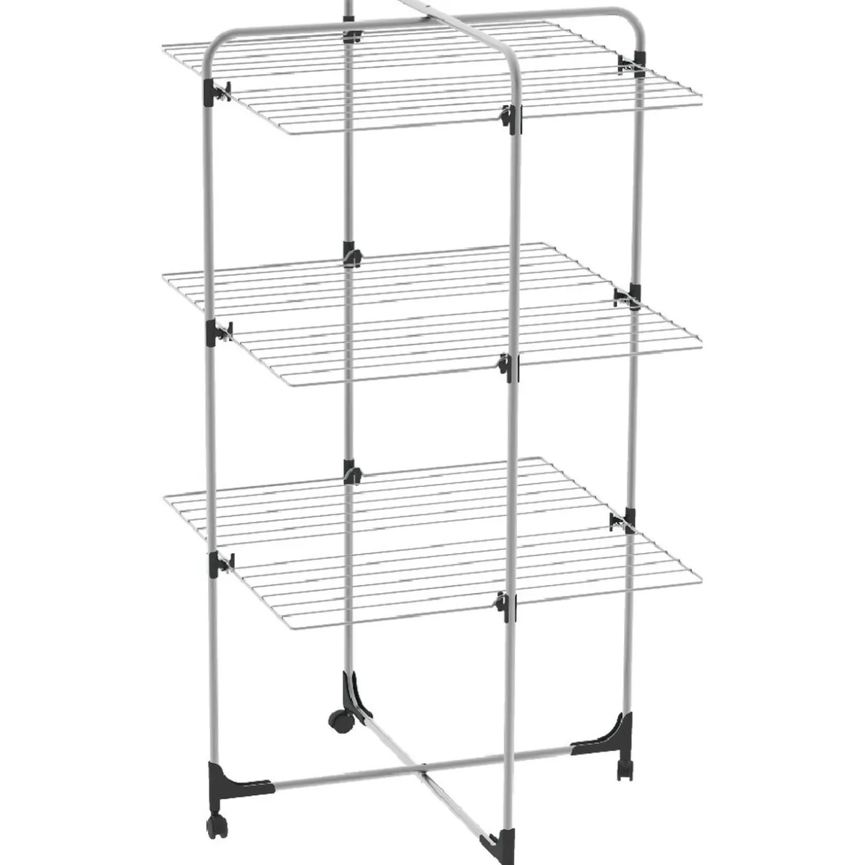 Séchoir tour sur roulettes 30 m d'étendage