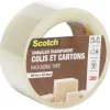 Scoth Adhésif transparent pour carton et emballage 66m x 48 mm