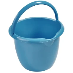 Seau bleu avec anse 7 L