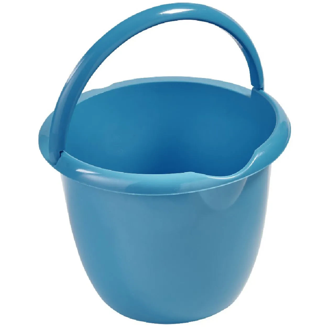 Seau bleu avec anse 7 L