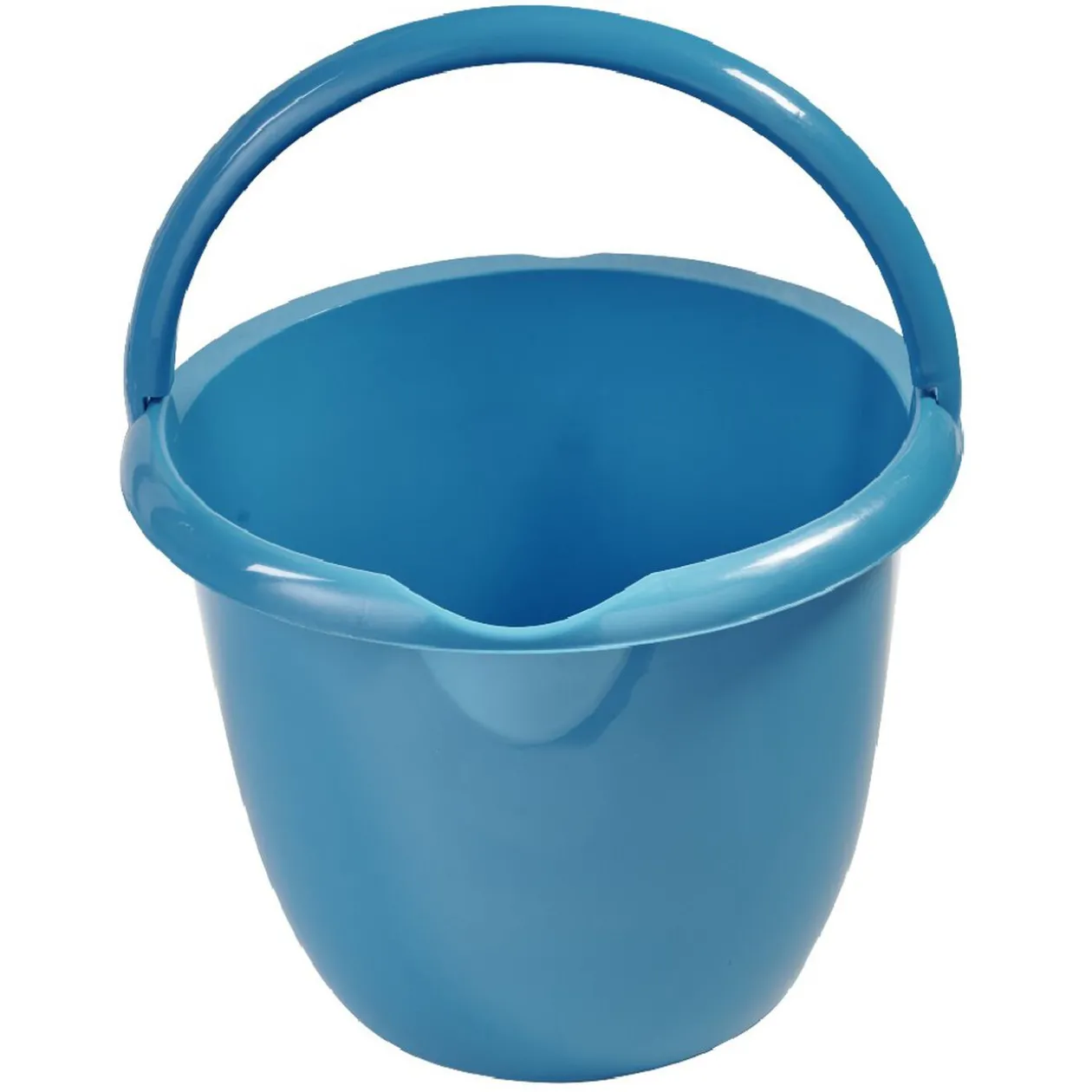 Seau bleu avec anse 7 L