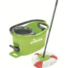Seau essoreur à pédale avec serpillère Vileda Turbo Clean vert