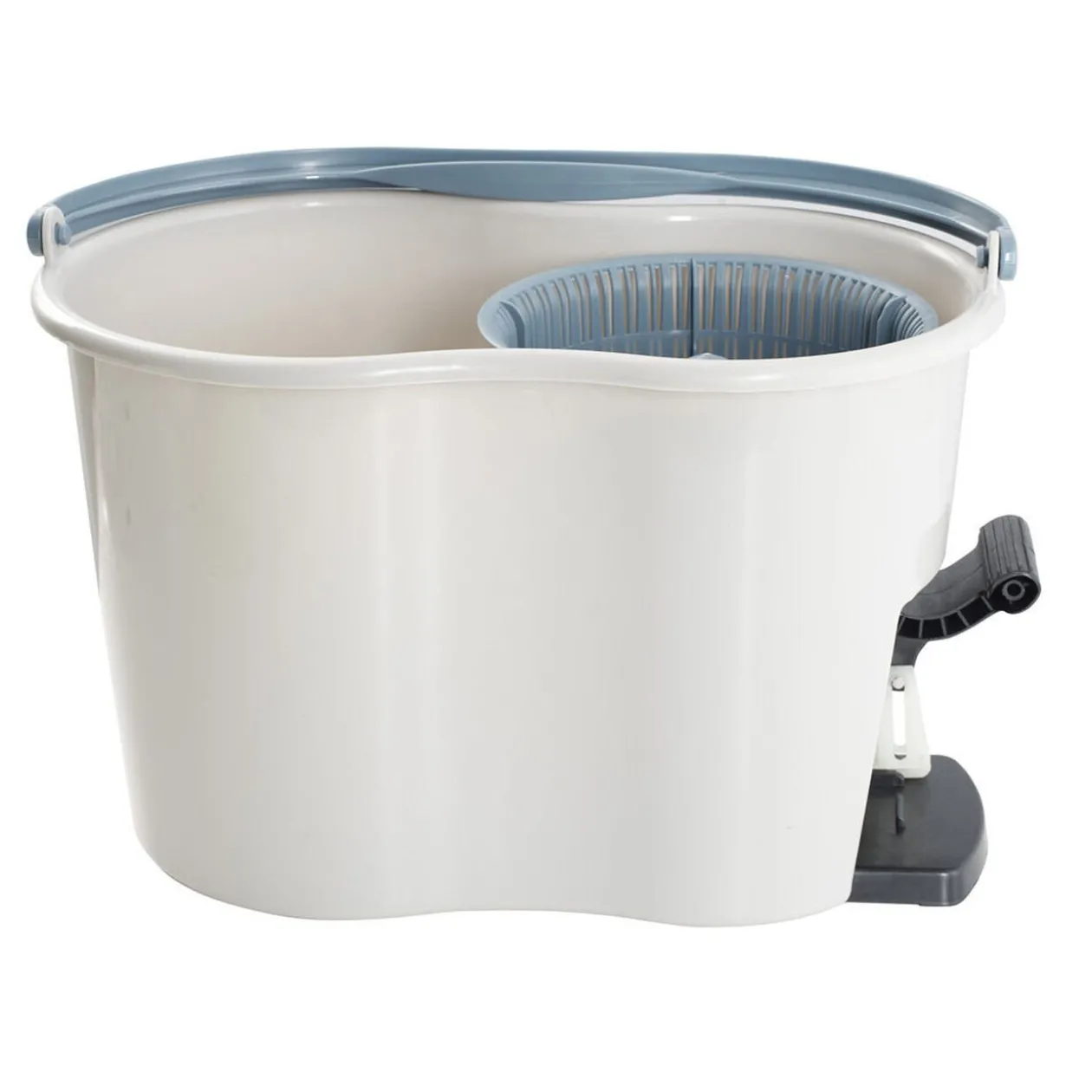 Seau essoreur à pédale 8L et balai