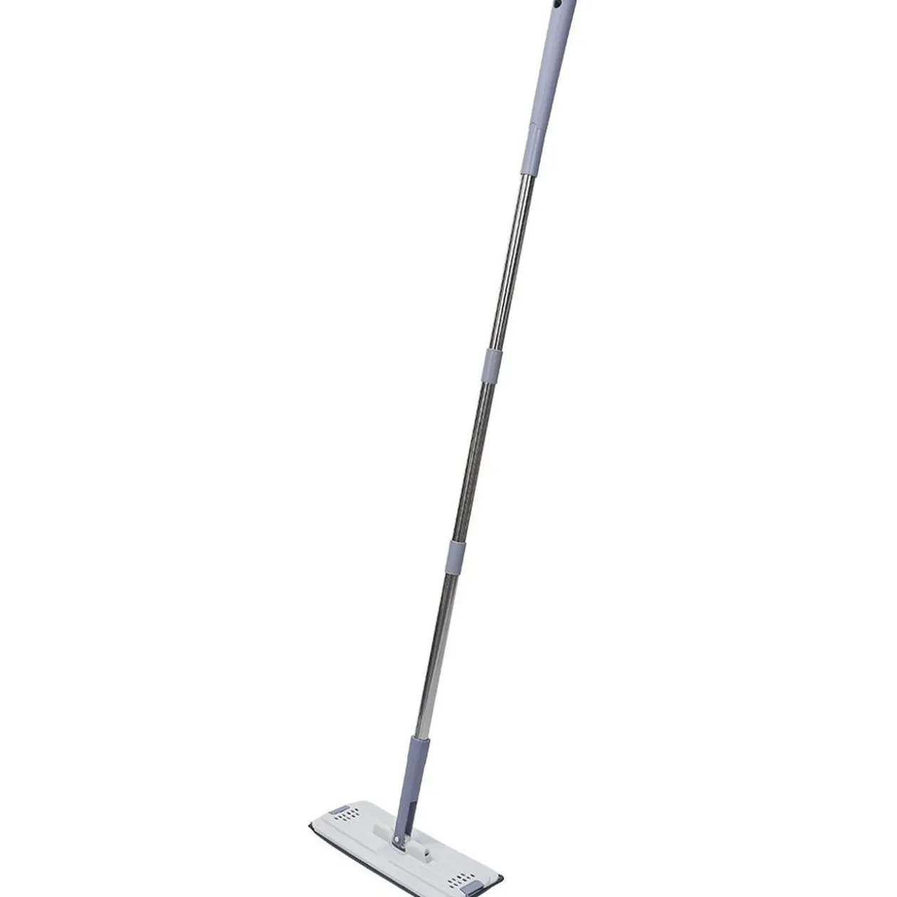 Seau essoreur avec balai plat pliable 8 L