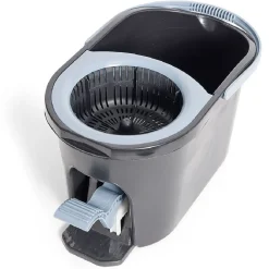 Seau essoreur 5L à pédale avec balai rotatif