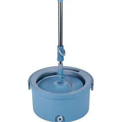 Seau essoreur polypropylène bleu L22x16xH32,5cm