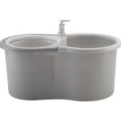 Seau essoreur rotatif et balai serpillère