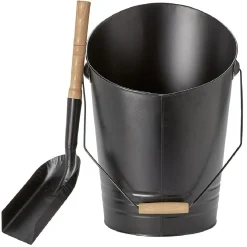 Seau et pelle à cendres cheminée