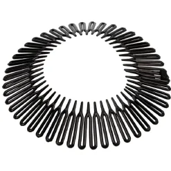 Serre tête accordéon noir