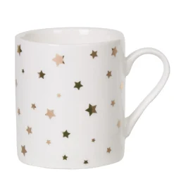 Service à café faïence blanc rose or 6 personnes