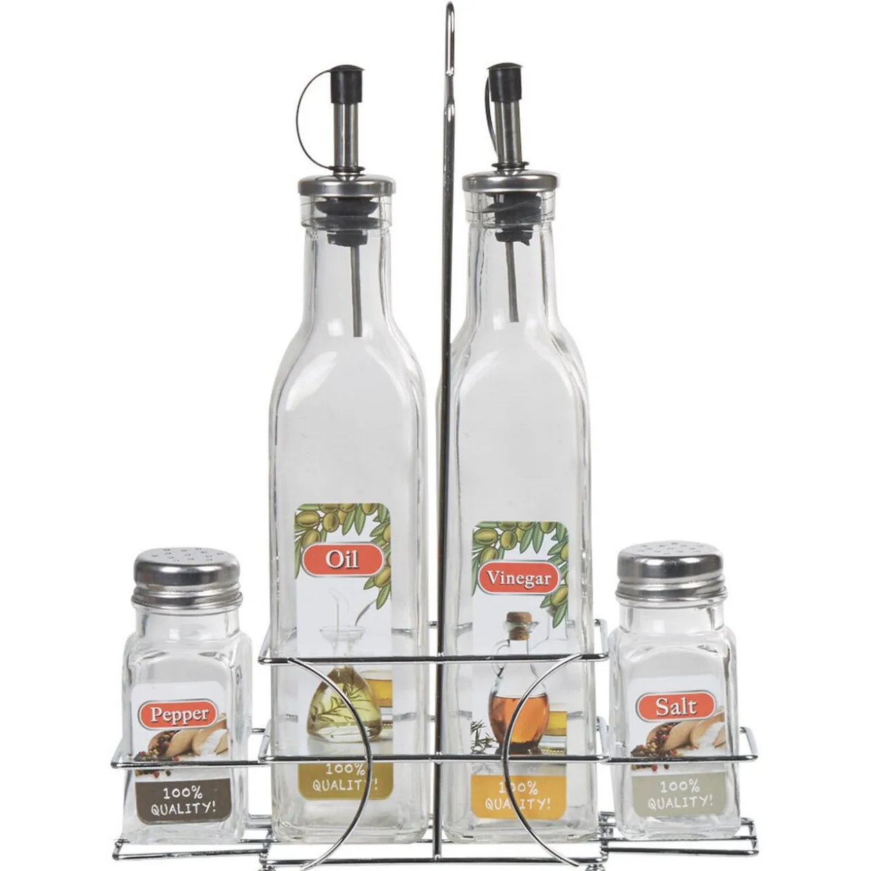 Service à condiments 4 pièces