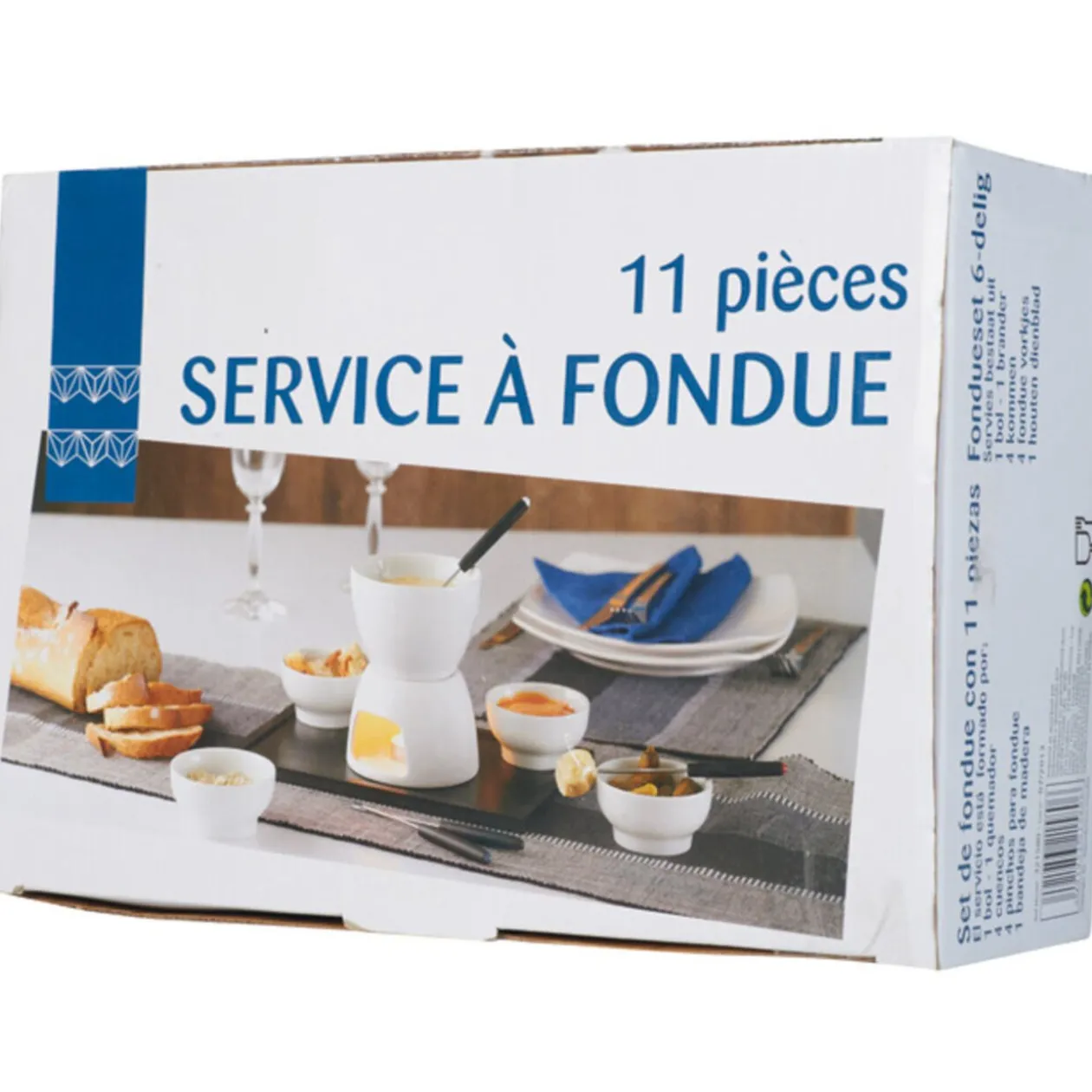 Service à fondue 11 pièces