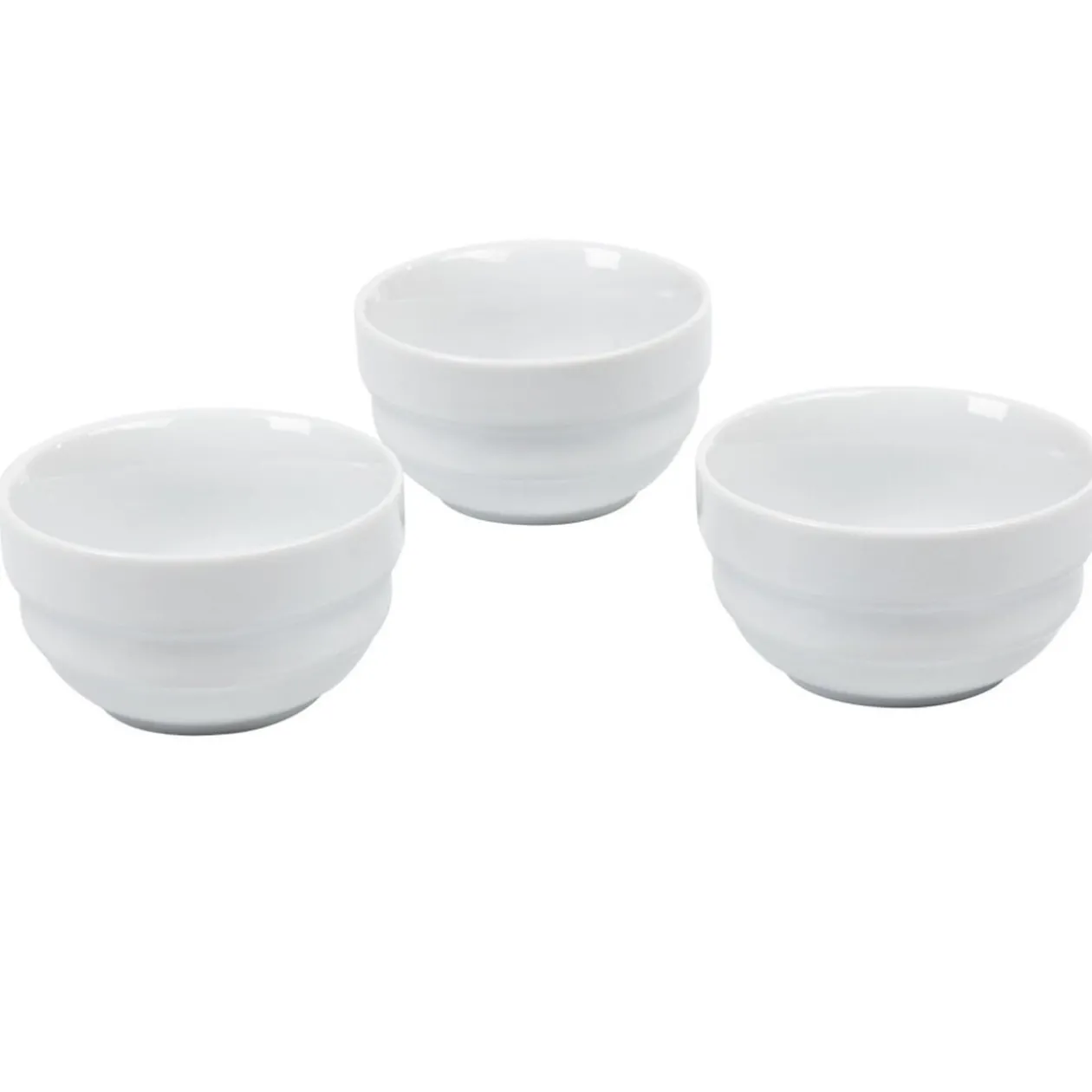 Service à tapas blanc 3 pièces