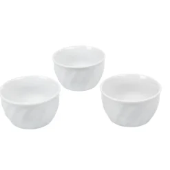 Service à tapas blanc 3 pièces