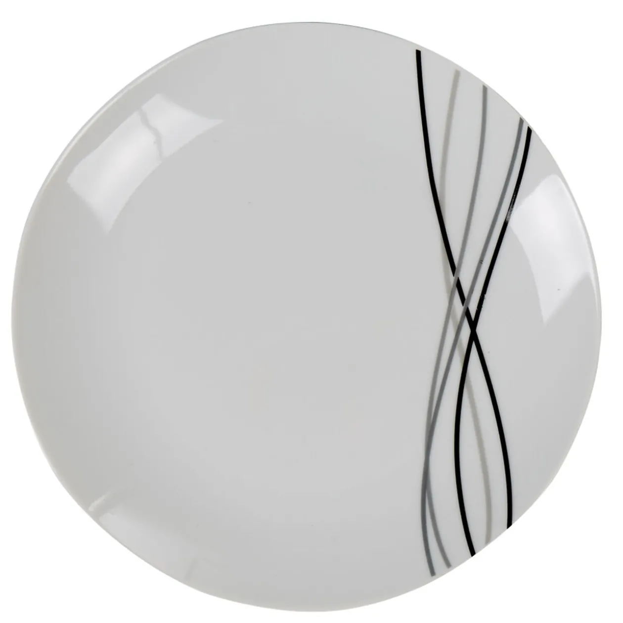 Service à vaisselle 12 pièces porcelaine blanche